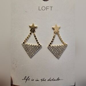 Loft Rhinestone Earrings